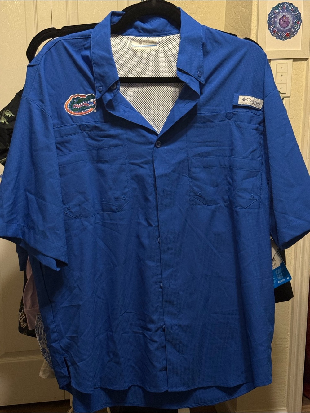Columbia UF Gators Tamiami Performance Shirt - Blue